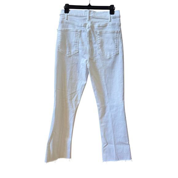 MOTHER The Hustler Ankle Fray in Fairest Of Them All white size 30 (New) - Picture 7 of 11